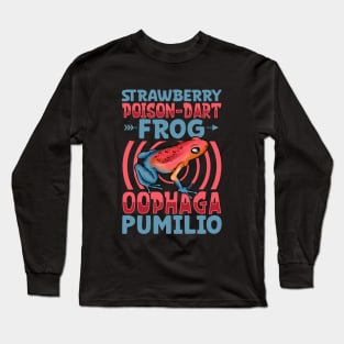 Strawberry Poison-Dart Frog Long Sleeve T-Shirt